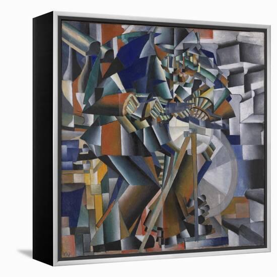 The Knife Grinder or Principle of Glittering, 1912-3-Kazimir Severinovich Malevich-Framed Premier Image Canvas