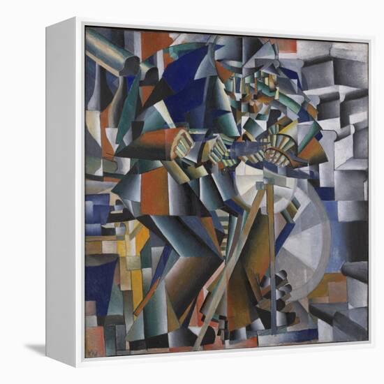 The Knife Grinder or Principle of Glittering, 1912-3-Kazimir Severinovich Malevich-Framed Premier Image Canvas