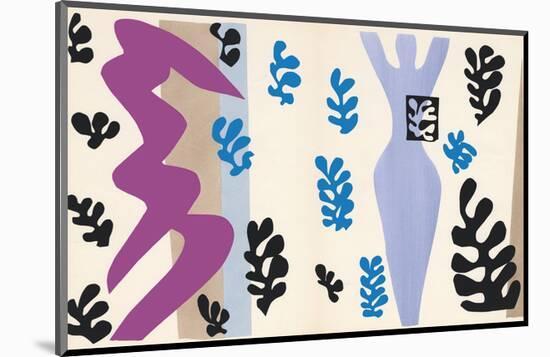 The Knife Thrower, pl. XV from Jazz, c.1943-Henri Matisse-Mounted Art Print