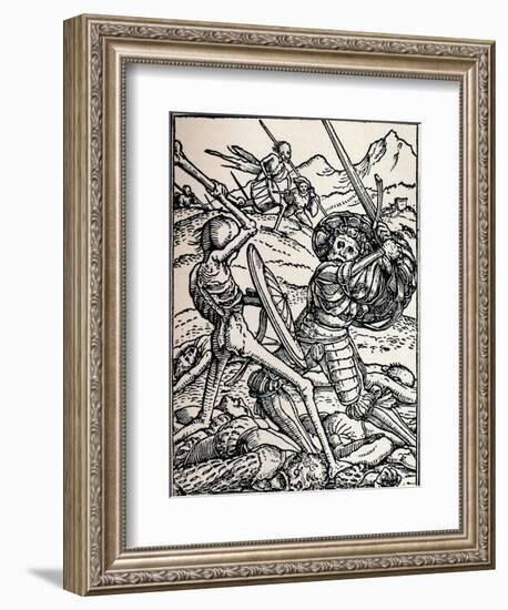 The Knight and Death, 1538-Hans Holbein the Younger-Framed Giclee Print