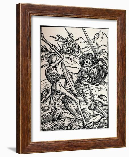The Knight and Death, 1538-Hans Holbein the Younger-Framed Giclee Print