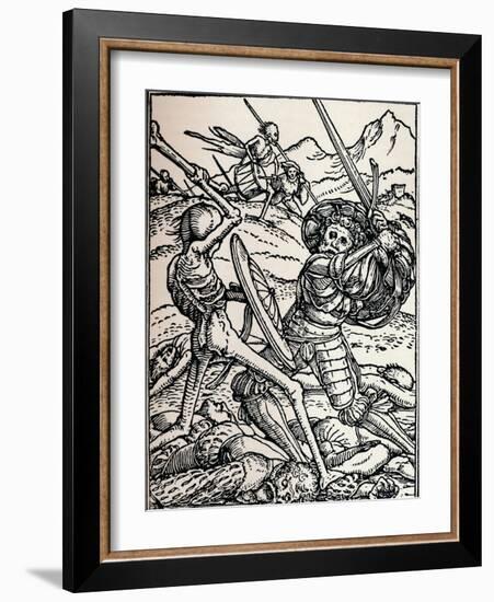 The Knight and Death, 1538-Hans Holbein the Younger-Framed Giclee Print