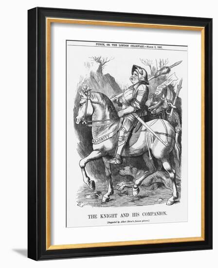 The Knight and His Companion, 1887-Joseph Swain-Framed Giclee Print