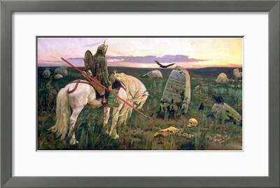 /'A Knight at the Crossroads/' 1898 Print 61x91.5cm Viktor Vasnetsov