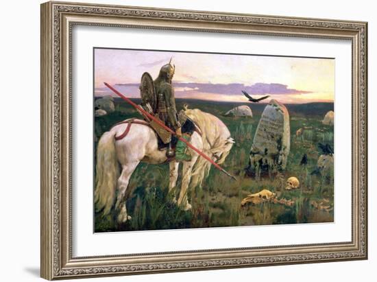 The Knight at the Crossroads, 1882-Victor Mikhailovich Vasnetsov-Framed Giclee Print