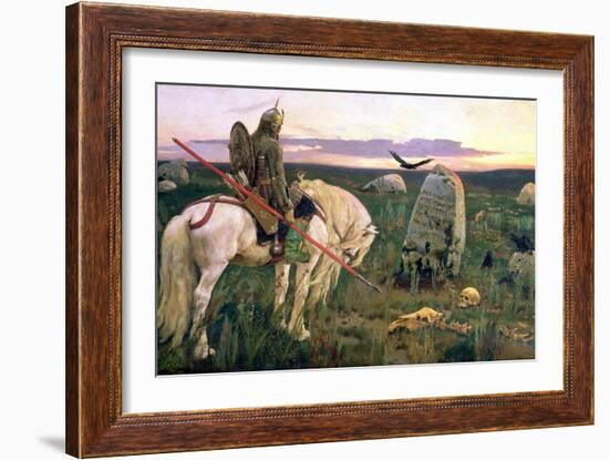 The Knight at the Crossroads, 1882-Victor Mikhailovich Vasnetsov-Framed Giclee Print