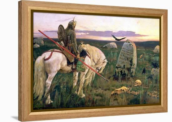 The Knight at the Crossroads, 1882-Victor Mikhailovich Vasnetsov-Framed Premier Image Canvas