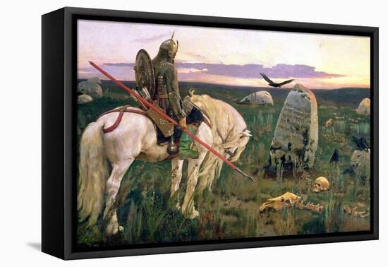 The Knight at the Crossroads, 1882-Victor Mikhailovich Vasnetsov-Framed Premier Image Canvas