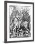 The Knight, Death and The Devil , c.1514-Albrecht Dürer-Framed Art Print