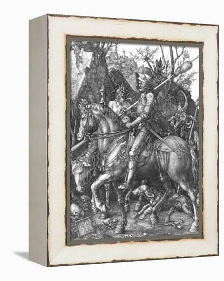 The Knight, Death and The Devil , c.1514-Albrecht Dürer-Framed Premier Image Canvas