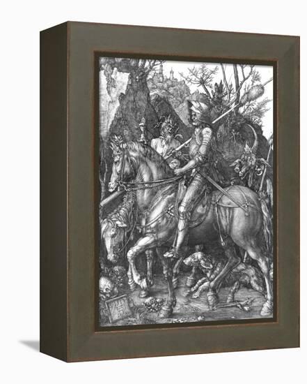 The Knight, Death and The Devil , c.1514-Albrecht Dürer-Framed Premier Image Canvas