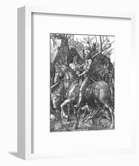 The Knight, Death and The Devil , c.1514-Albrecht Dürer-Framed Premium Giclee Print