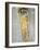 The Knight Detail of the Beethoven Frieze, Said to be a Portrait of Gustav Mahler (1860-1911), 1902-Gustav Klimt-Framed Giclee Print