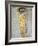 The Knight Detail of the Beethoven Frieze, Said to be a Portrait of Gustav Mahler (1860-1911), 1902-Gustav Klimt-Framed Giclee Print