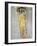 The Knight Detail of the Beethoven Frieze, Said to be a Portrait of Gustav Mahler (1860-1911), 1902-Gustav Klimt-Framed Giclee Print