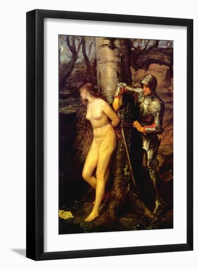 The Knight Errant-John Everett Millais-Framed Art Print