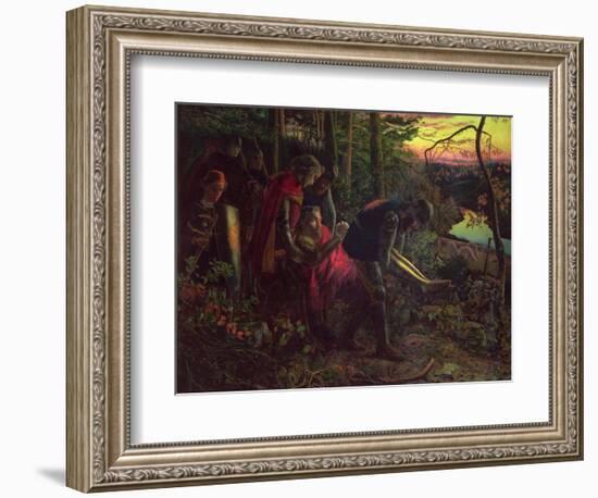 The Knight of the Sun C.1859-60-Arthur Hughes-Framed Giclee Print