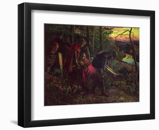 The Knight of the Sun C.1859-60-Arthur Hughes-Framed Giclee Print