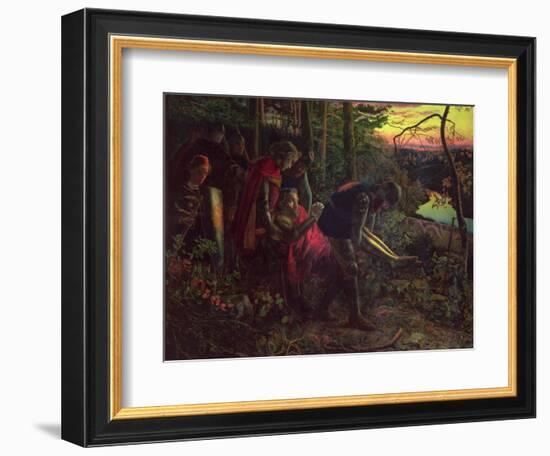 The Knight of the Sun C.1859-60-Arthur Hughes-Framed Giclee Print