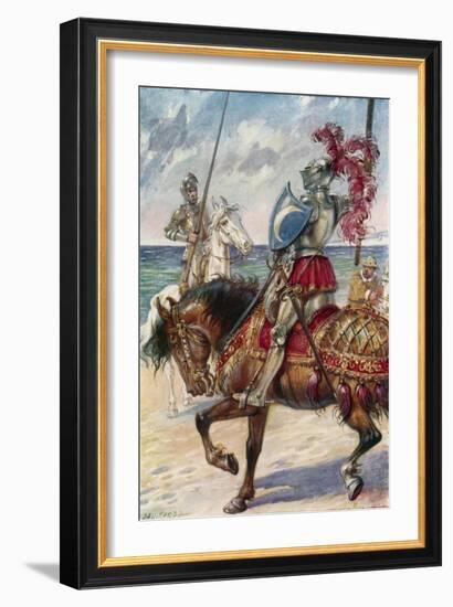 The Knight of the White Moon-Paul Hardy-Framed Giclee Print