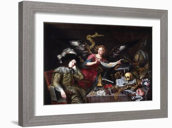 The Knight's Dream-Antonio De Pereda Y Salgado-Framed Giclee Print