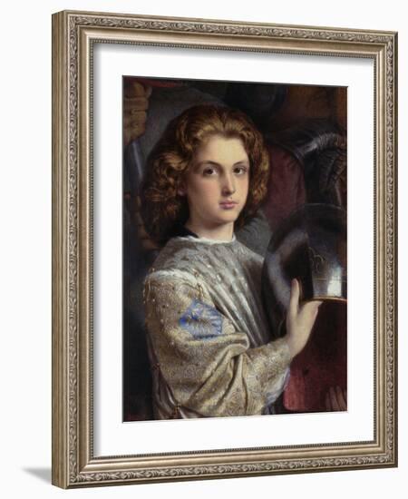 The Knight's Esquire (L'ecuyer)-Frederick William Burton-Framed Giclee Print