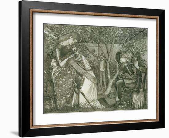 The Knight's Farewell, 1858-Edward Burne-Jones-Framed Giclee Print