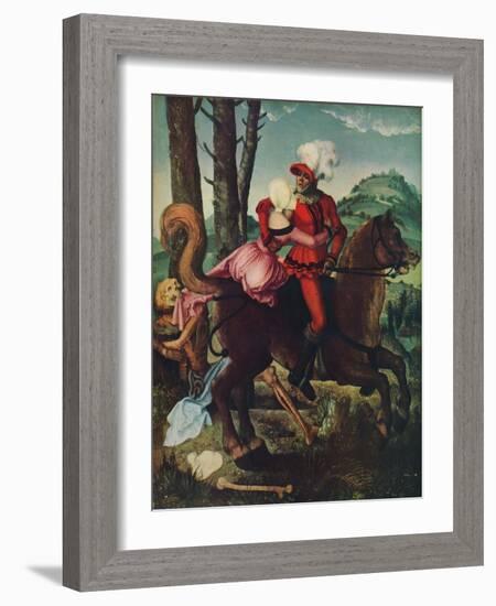 'The knight, the young girl and the Death', c1510, (1939)-Hans Baldung-Framed Giclee Print