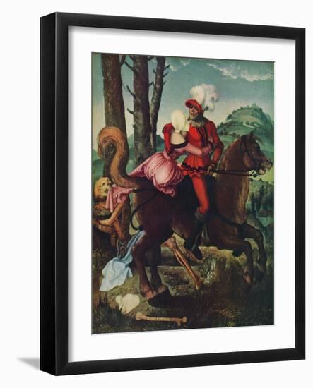 'The knight, the young girl and the Death', c1510, (1939)-Hans Baldung-Framed Giclee Print