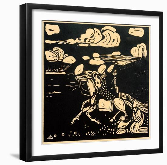 The Knights, 1907-Wassily Kandinsky-Framed Giclee Print