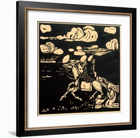 The Knights, 1907-Wassily Kandinsky-Framed Giclee Print