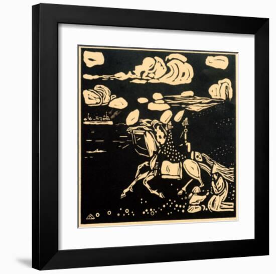 The Knights, 1907-Wassily Kandinsky-Framed Giclee Print