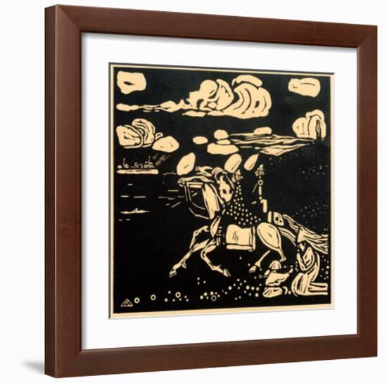 The Knights, 1907-Wassily Kandinsky-Framed Giclee Print