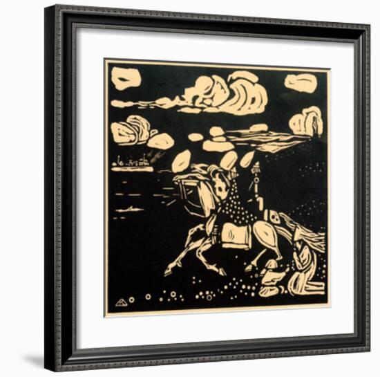 The Knights, 1907-Wassily Kandinsky-Framed Giclee Print