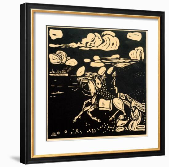 The Knights, 1907-Wassily Kandinsky-Framed Giclee Print