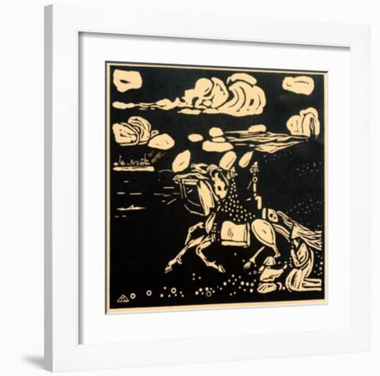 The Knights, 1907-Wassily Kandinsky-Framed Giclee Print