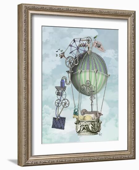 The Knitting Machine-Fab Funky-Framed Art Print