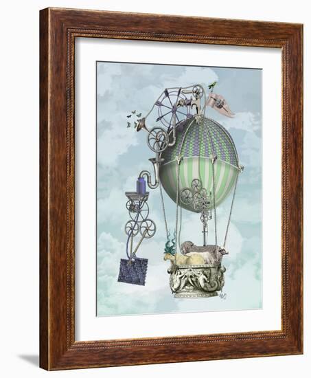 The Knitting Machine-Fab Funky-Framed Art Print