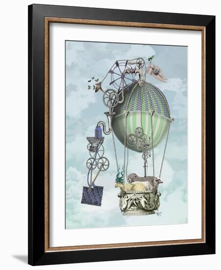 The Knitting Machine-Fab Funky-Framed Art Print