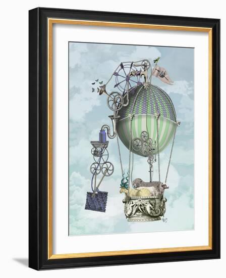 The Knitting Machine-Fab Funky-Framed Art Print