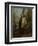 The Knitting Shepherdess, 1856-57-Jean-Francois Millet-Framed Giclee Print