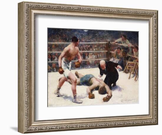 The Knock Out-Claude Charles Bourgonnier-Framed Giclee Print