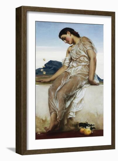 The Knucklebone Player-Frederick Leighton-Framed Giclee Print