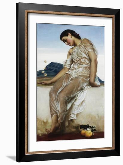 The Knucklebone Player-Frederick Leighton-Framed Giclee Print