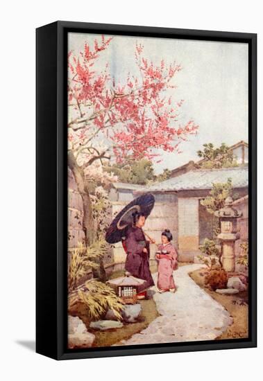 The Kobai Plum Blossom-Ella Du Cane-Framed Premier Image Canvas