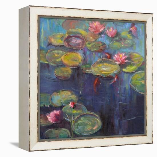 The Koi Pond, 2020 (Oil on Canvas)-Roberta Murray-Framed Premier Image Canvas