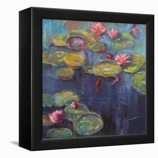 The Koi Pond, 2020 (Oil on Canvas)-Roberta Murray-Framed Premier Image Canvas