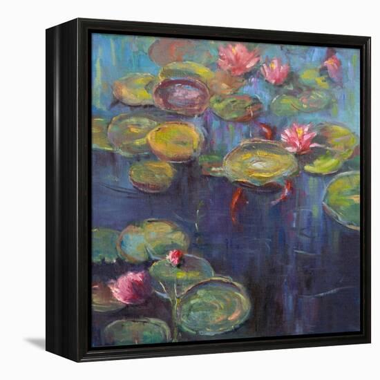 The Koi Pond, 2020 (Oil on Canvas)-Roberta Murray-Framed Premier Image Canvas