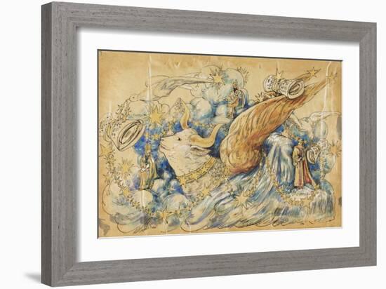 The Koran 1910 New Orleans Float Designs-Jennie Wilde-Framed Premium Giclee Print