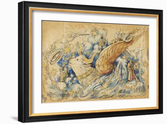 The Koran 1910 New Orleans Float Designs-Jennie Wilde-Framed Premium Giclee Print